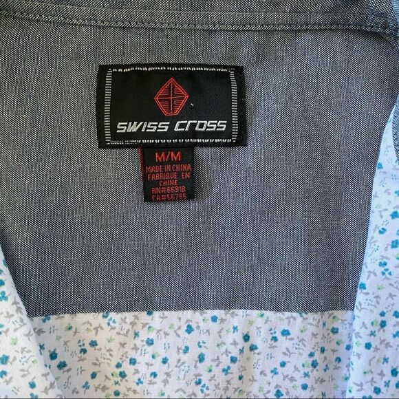 Swiss Cross Button Down Shirt - Picture 6 of 7